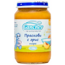 Десерт Ganchev - Праскови с грис, 190 g -1