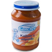 Плодово пюре Ganchev - Кайсии и моркови, 190 g -1