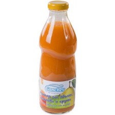 Нектар Ganchev - Ябълка, морков и круша, 750 ml -1