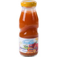 Сок Ganchev - Ябълка и морков, 250 ml