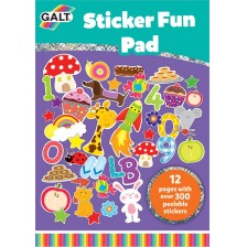 Блокче със стикери Galt Sticker Fun Pad