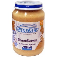 Млечна каша Ganchev - Бисквити, 190 g -1
