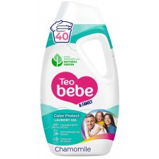 Гел за пране Teo Bebe Gentle & Clean - Family, 40 пранета, 1.8 l