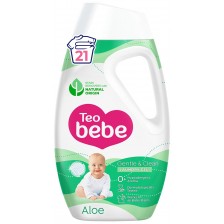 Гел за пране Teo Bebe Gentle & Clean - Алое, 21 пранета, 0.945 l