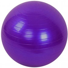 Гимнастическа топка Maxima - 65 cm, гладка, лилава