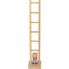 Дървена игра Goki - Клоун на стълба, Климби