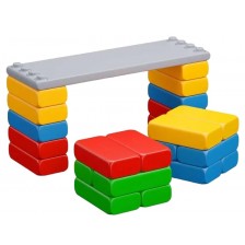 Голям детски конструктор Marioinex - Строителни блокове, 23 части -1