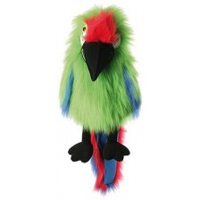 Кукла за куклен театър The Puppet Company - Големи птици: Зелено макао -1