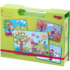 Детска магнитна игра Haba - Сезони, в кутия -1