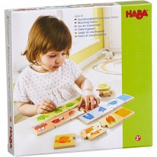 Детска пъзел-игра Haba - Съвпадения по цветове с животни и предмети