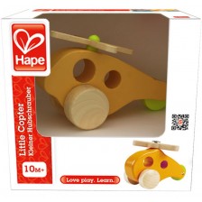 Детска играчка Hape - Вертолет, дървена