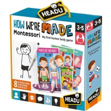 Образователна игра Headu Montessori - Как сме направени -1