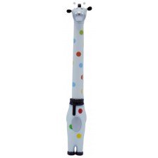 Химикалка с играчка - Бял жираф -1