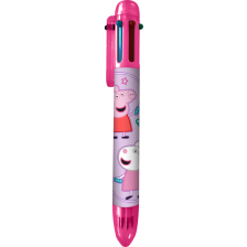 Химикалка с 6 цвята Kids Licensing - Peppa Pig -1
