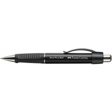Химикалка Faber-Castell Grip Plus - Черна -1
