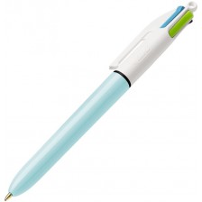 Химикалка BIC - автоматична, 4 цвята -1