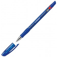 Химикалка със скала Stabilo Exam Grade - 0.45 mm, синя -1