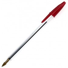 Химикалка BIC Cristal Original Medium - 1.0 mm, червена -1
