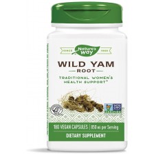 Wild Yam Root, 180 капсули, Nature's Way -1