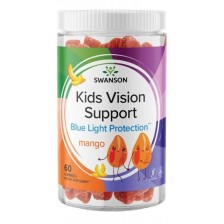 Kids Vision Support, манго, 60 дъвчащи таблетки, Swanson -1