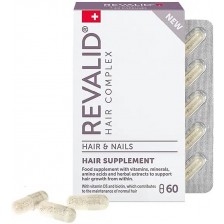 Revalid Хранителна добавка за коса и нокти, 60 капсули -1