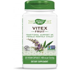 Vitex Fruit, 400 mg, 320 капсули, Nature's Way -1