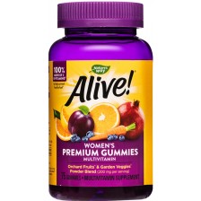 Alive Women's Premium Gummies, 75 таблетки, Nature's Way -1