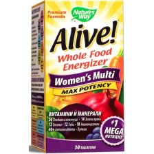 Alive Women's Multi Max Potency, 30 таблетки, Nature's Way