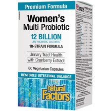 Women's Multi Probiotic, 60 капсули, Natural Factors -1