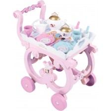 Игрален комплект 2 в 1 Smoby Disney Princess - Сервиз за чай с количка -1
