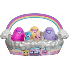 Игрален комплект Hatchimals Alive! - Пролетна кошница с фигурки