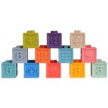 Играчки за баня Kaichi - Squeeze Cubes -1