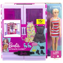 Игрален комплект Barbie - Гардероб с кукла -1