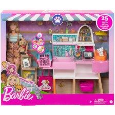 Игрален комплект Mattel Barbie - Бутик за домашни любимци -1