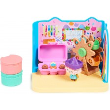 Игрален комплект Gabby's Dollhouse - Стая за игри с фигурка -1