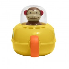 Играчка за баня Skip Hop Zoo - Подводница с маймунка -1