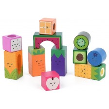 Игрален комплект Vilac - Дървени музикални кубчета -1