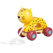 Играчка за дърпане Orange Tree Toys - Леопард -1