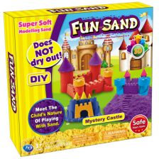 Игрален комплект Fun Sand - Кинетичен пясък, замъци -1