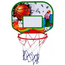 Игрален комплект GT - Баскетболно табло с топка и помпа -1
