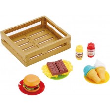 Игрален комплект Raya Toys - Food Box Бургер и сладолед