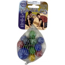 Игрален комплект House of Marbles - Стъклени топчета в мрежа -1