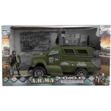 Игрален комплект Toi Toys - Брониран джип с войник