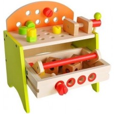 Игрален комплект Kruzzel - Детска работилница със строителни инструменти