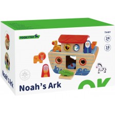 Игрален комплект Tooky Toy - Дървена лодка Noah -1