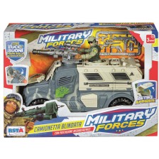 Игрален комплект RS Toys - Бронирана кола с войник, със звуци и светлини -1