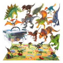 Игрален комплект Kruzzel - Динозаври с постелка