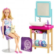 Игрален комплект Mattel Barbie - Процедури за лице