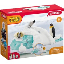 Игрален комплект Schleich Wild Life - Семейство пингвини -1