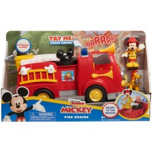 Игрален комплект Just Play Disney Junior - Пожарната кола на Мики Маус, с фигури -1